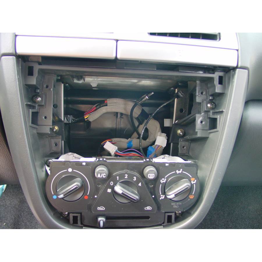 2003 Subaru Impreza Outback Sport Factory radio removed