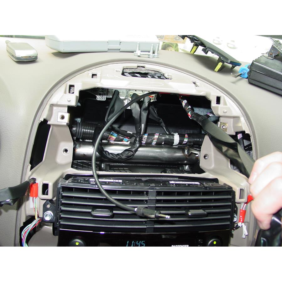 2004 Toyota Sienna Factory radio removed