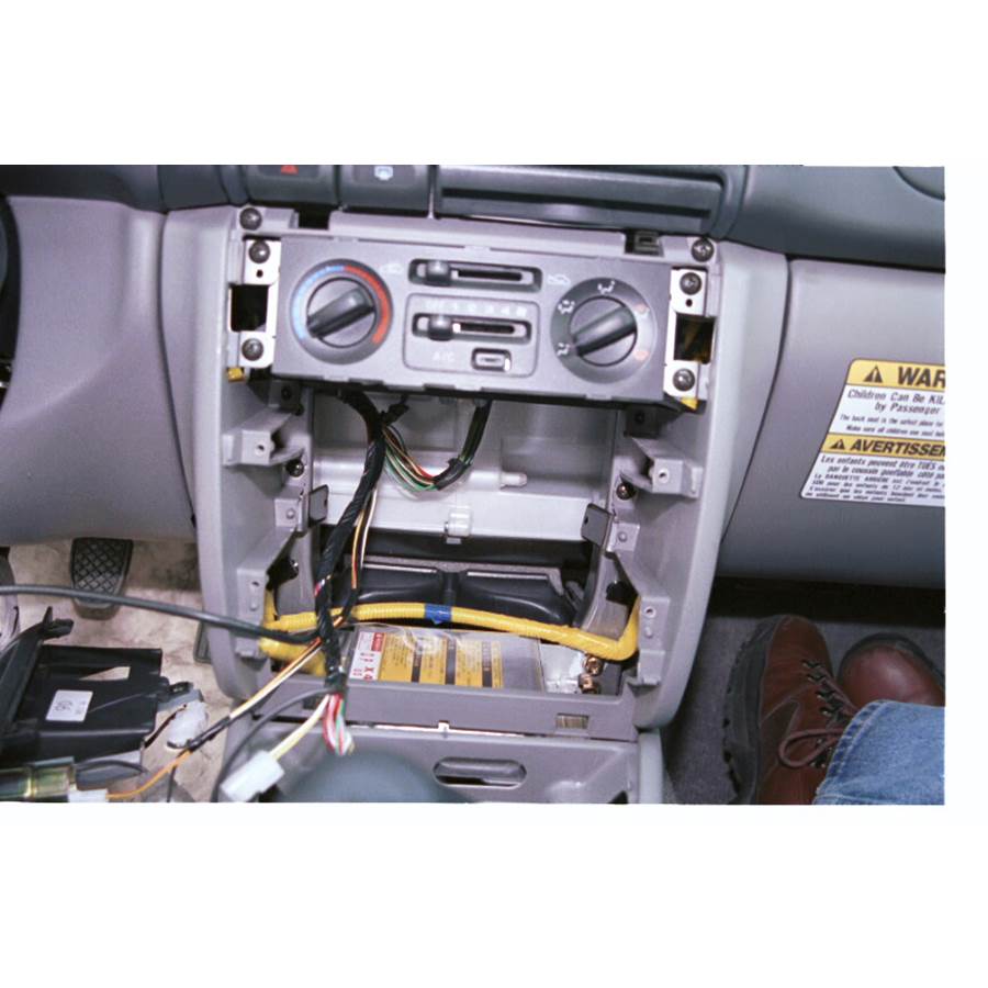 1999 Subaru Impreza L Factory radio removed