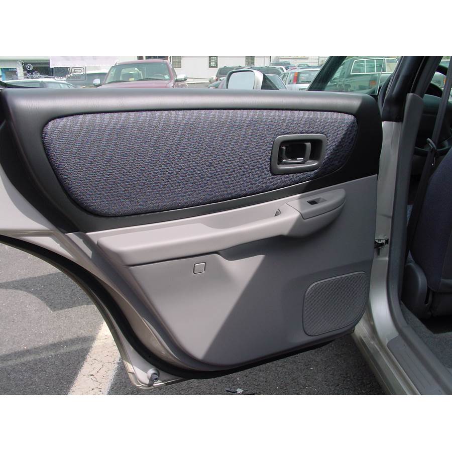 1999 Subaru Impreza L Rear door speaker location