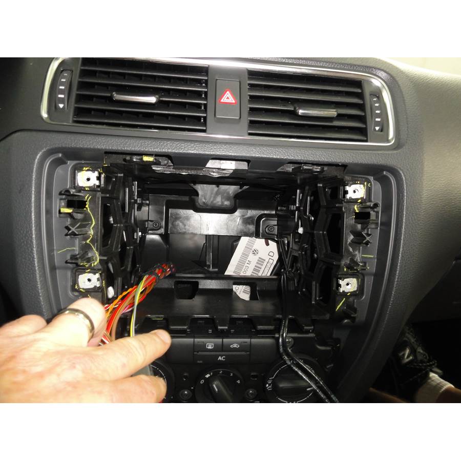 2014 Volkswagen Jetta Factory radio removed