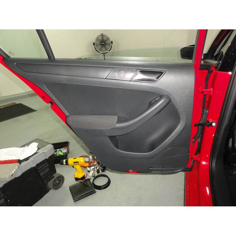 2014 Volkswagen Jetta Rear door speaker location
