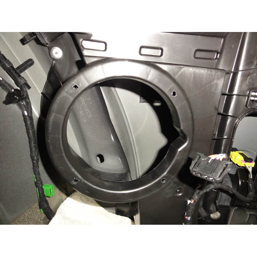 2015 Volkswagen Beetle Rear side panel speaker removed