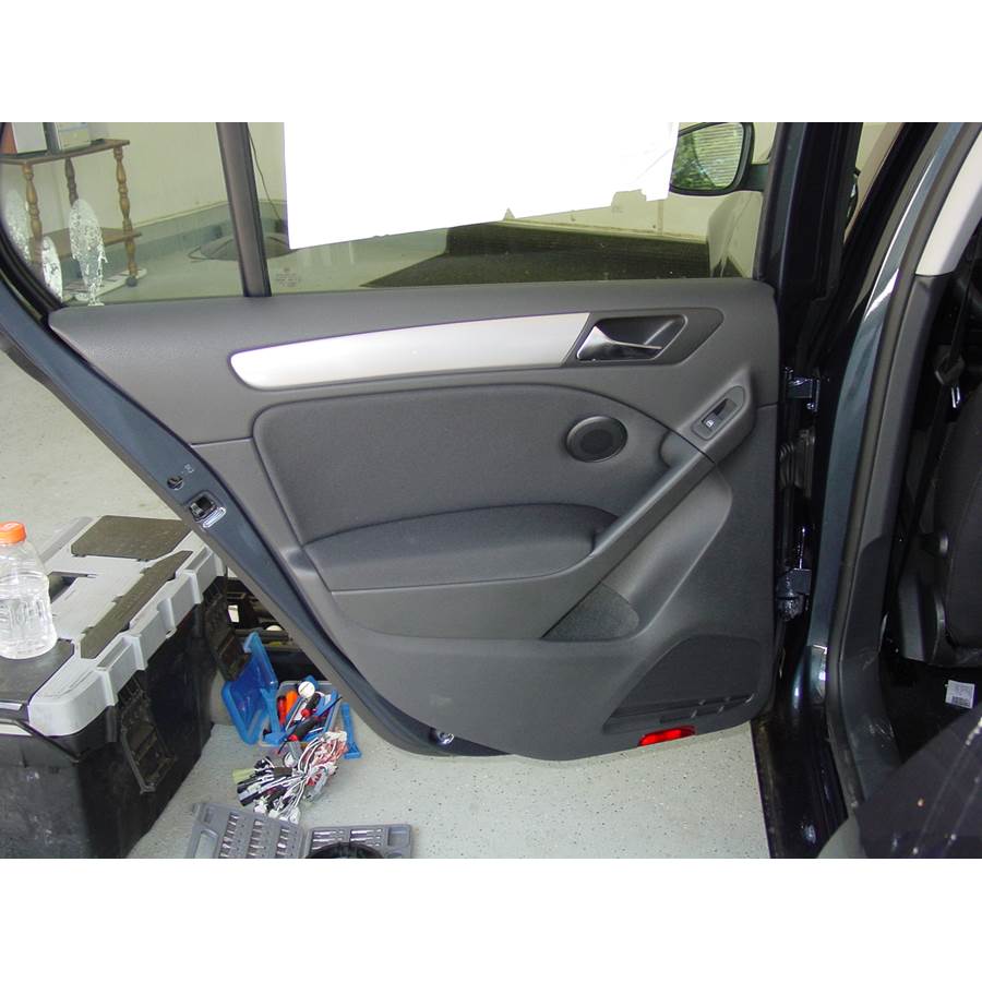 2011 Volkswagen GTI Rear door speaker location