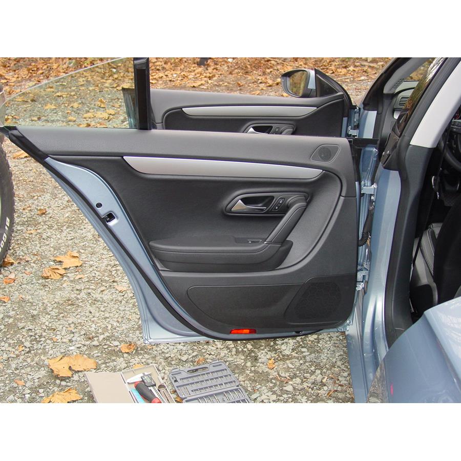 2014 Volkswagen CC Rear door speaker location