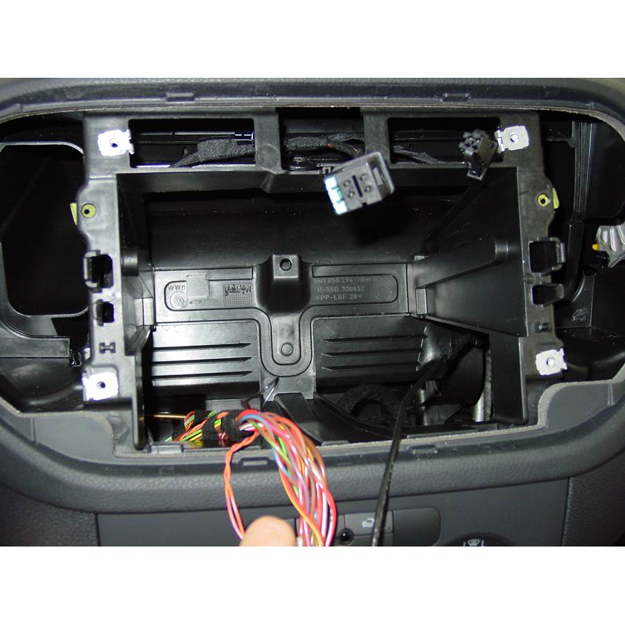 2012 Volkswagen Tiguan Factory radio removed