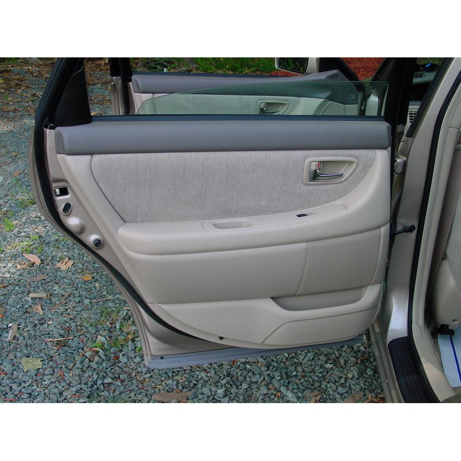 2003 Toyota Avalon Rear door speaker location