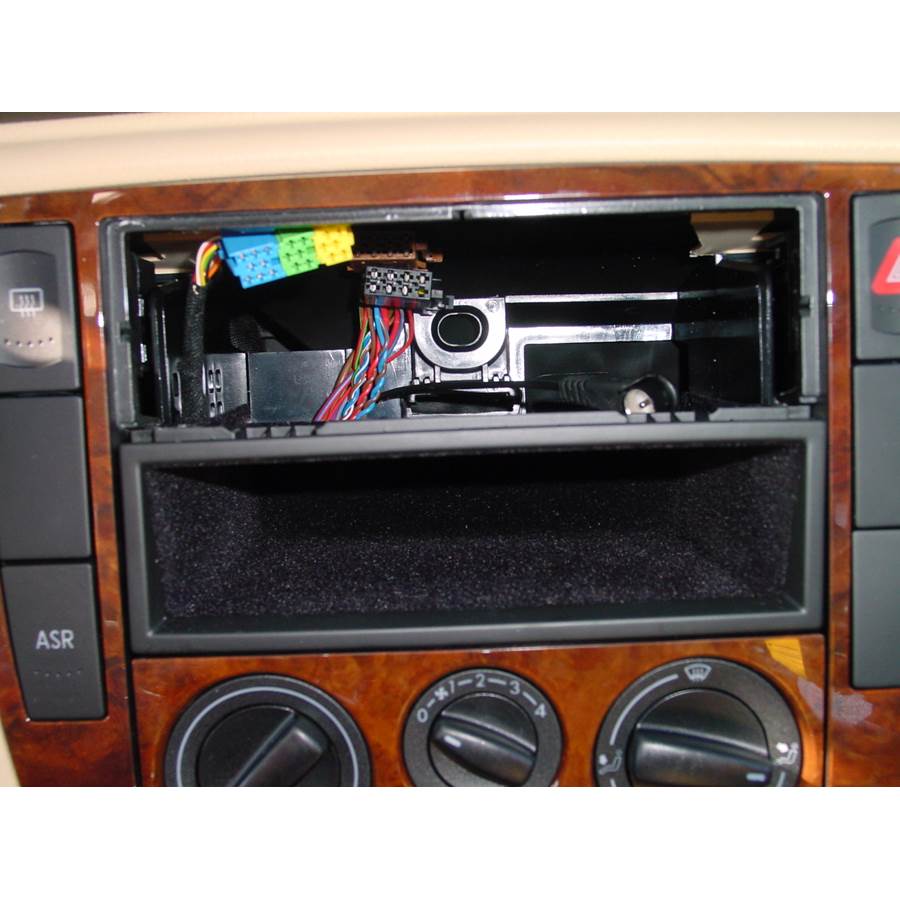 2002 Volkswagen Passat Factory radio removed