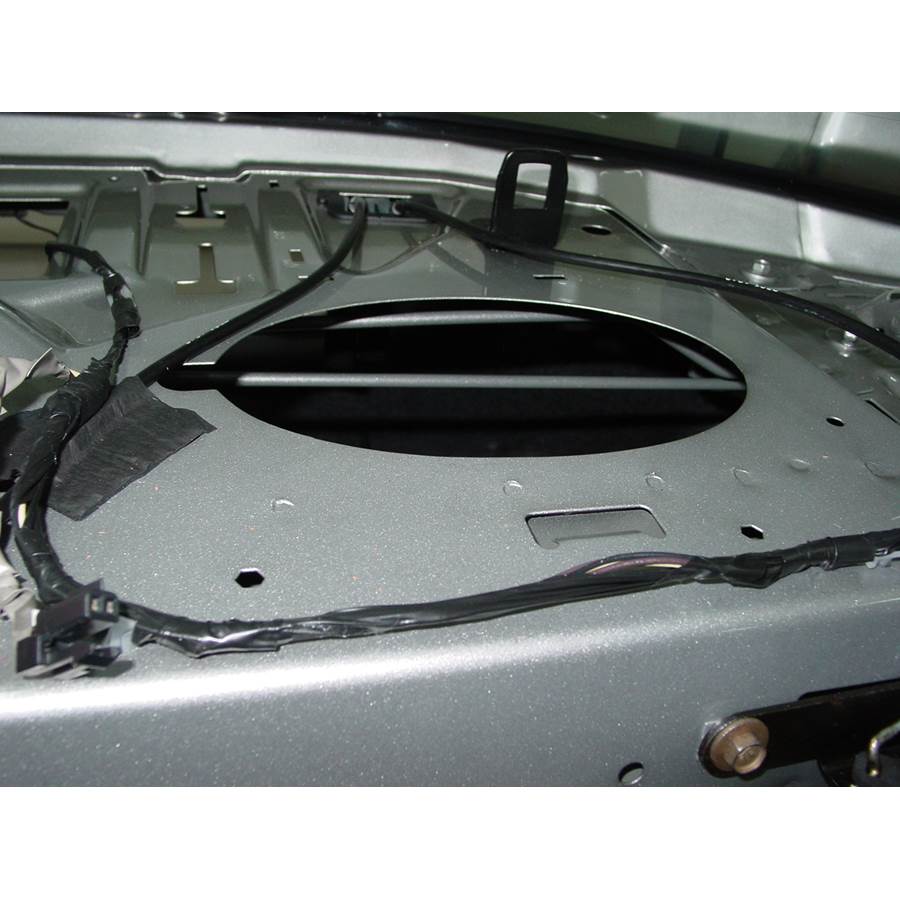 2000 Pontiac Sunfire Rear deck speaker removed