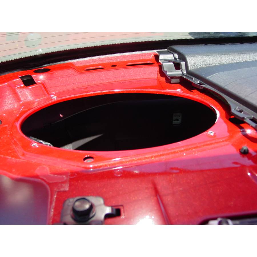 2006 Mazda RX8 Rear deck speaker removed