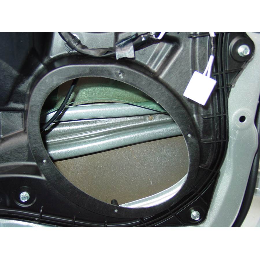 2011 Mazda 6 Rear door speaker removed
