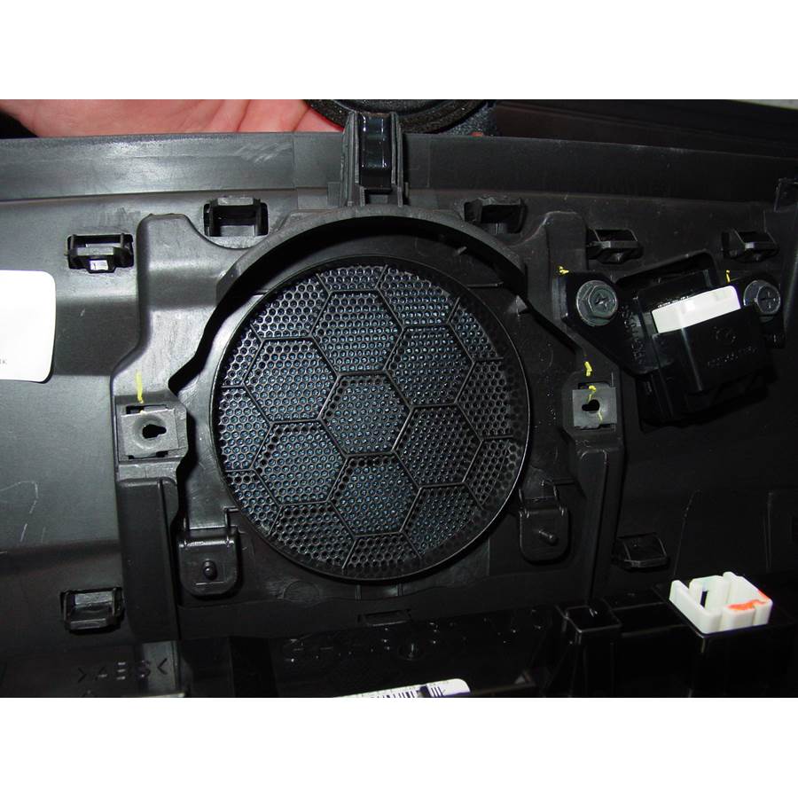 2011 Mazda 6 Center dash speaker removed