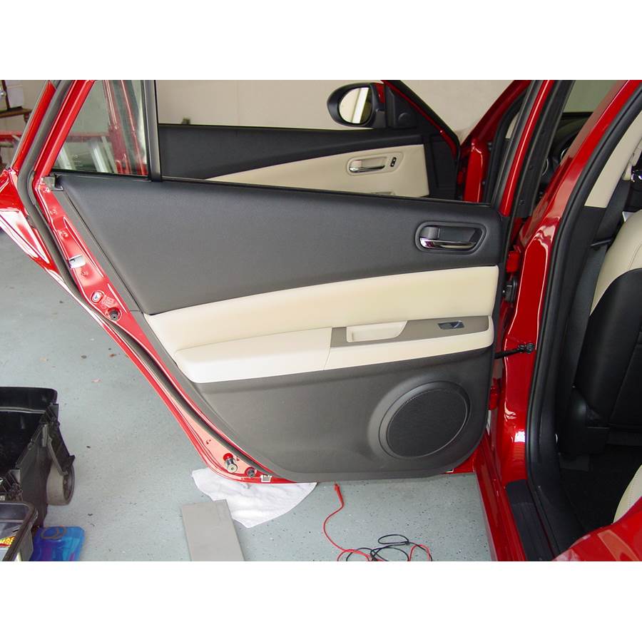 2011 Mazda 6 Rear door speaker location