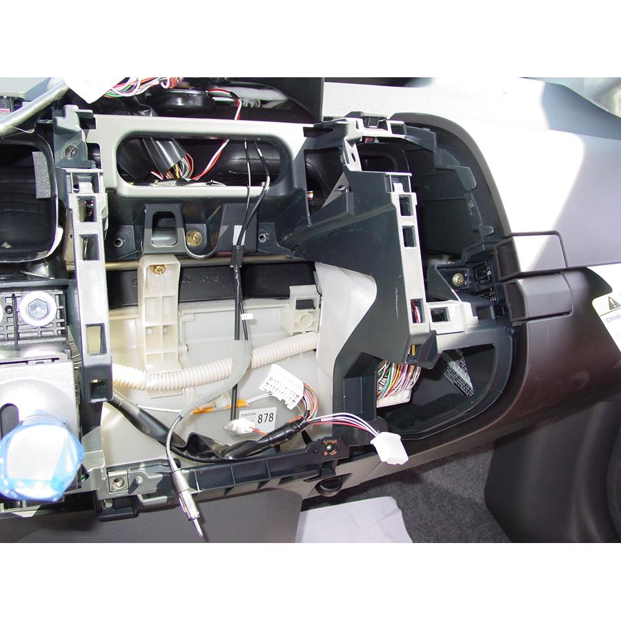 2009 Toyota Prius Factory radio removed