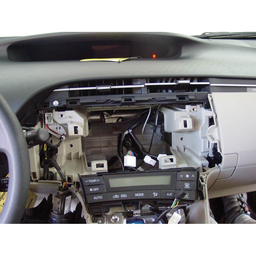 2010 Toyota Prius Factory radio removed