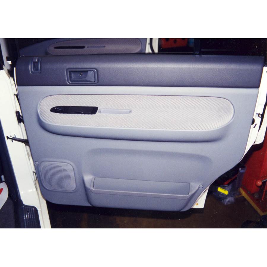 1996 Mazda MPV Rear door speaker location