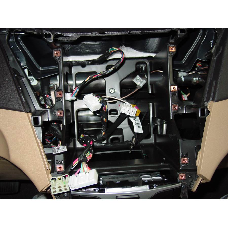2012 Hyundai Sonata GLS Factory radio removed