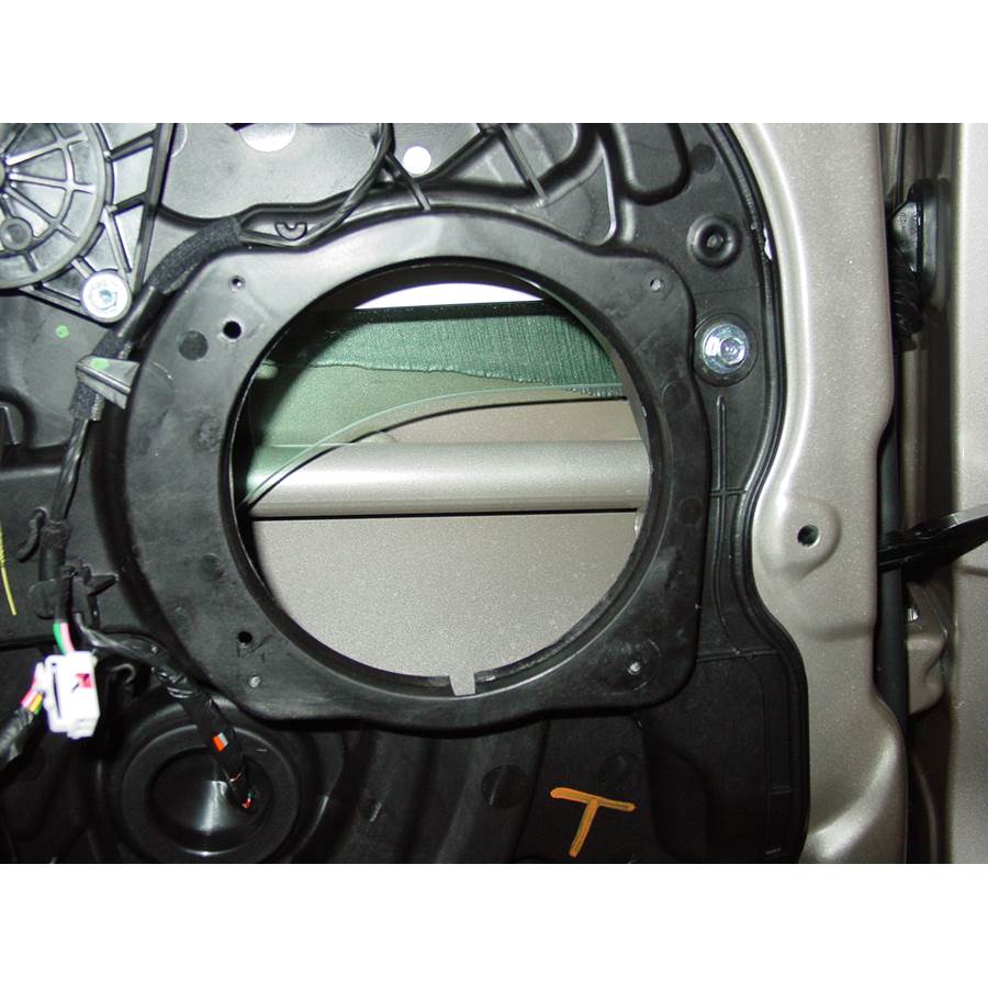 2012 Hyundai Sonata GLS Rear door speaker removed