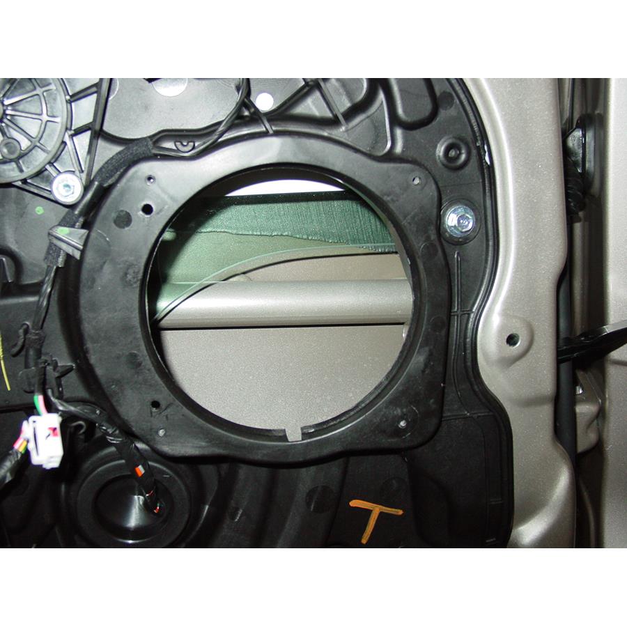 2013 Hyundai Sonata GLS Rear door speaker removed