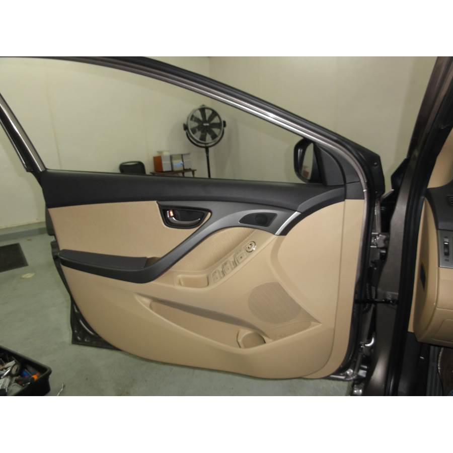 2014 Hyundai Elantra Front door speaker location