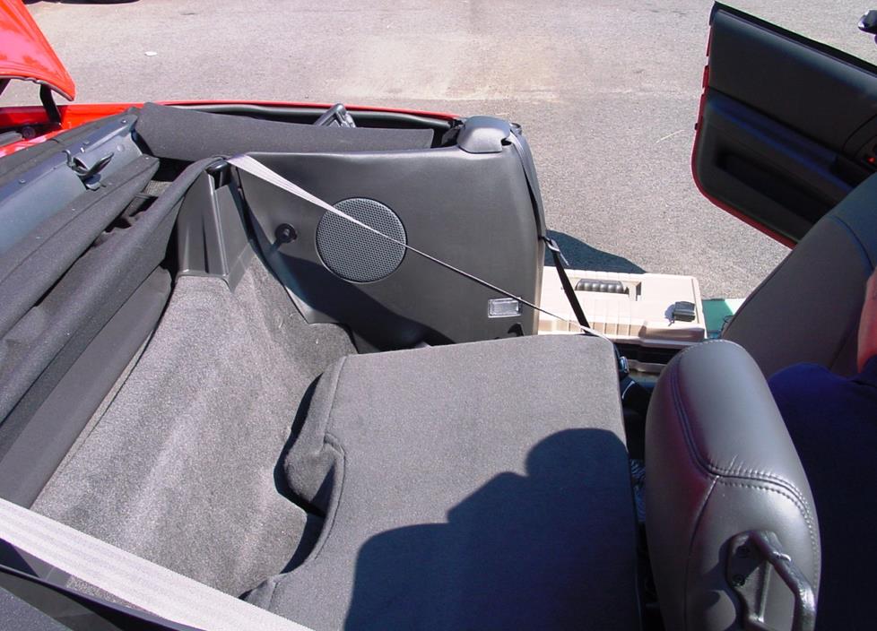 Chevy Camaro convertible rear side speaker
