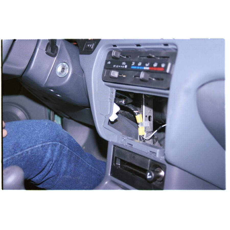 1995 Toyota Tercel Factory radio removed