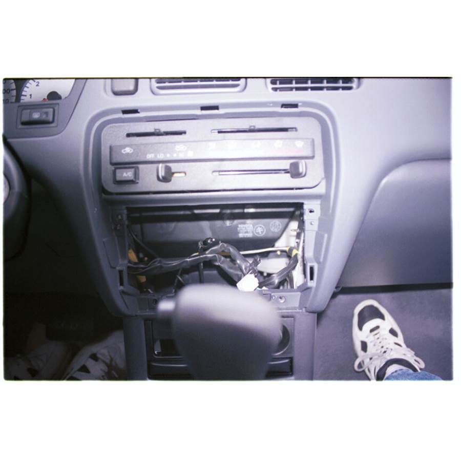 1997 Toyota Paseo Factory radio removed