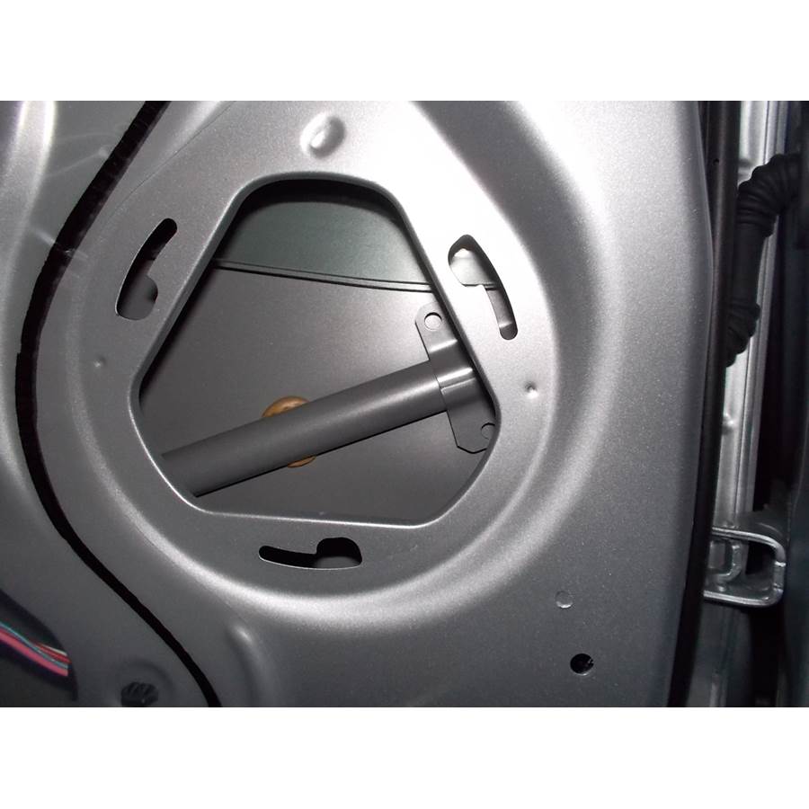 2017 Mitsubishi Mirage G4 Rear door speaker removed