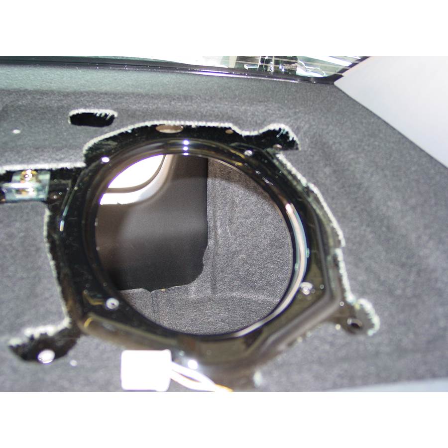 2005 Mitsubishi Galant Rear deck speaker removed