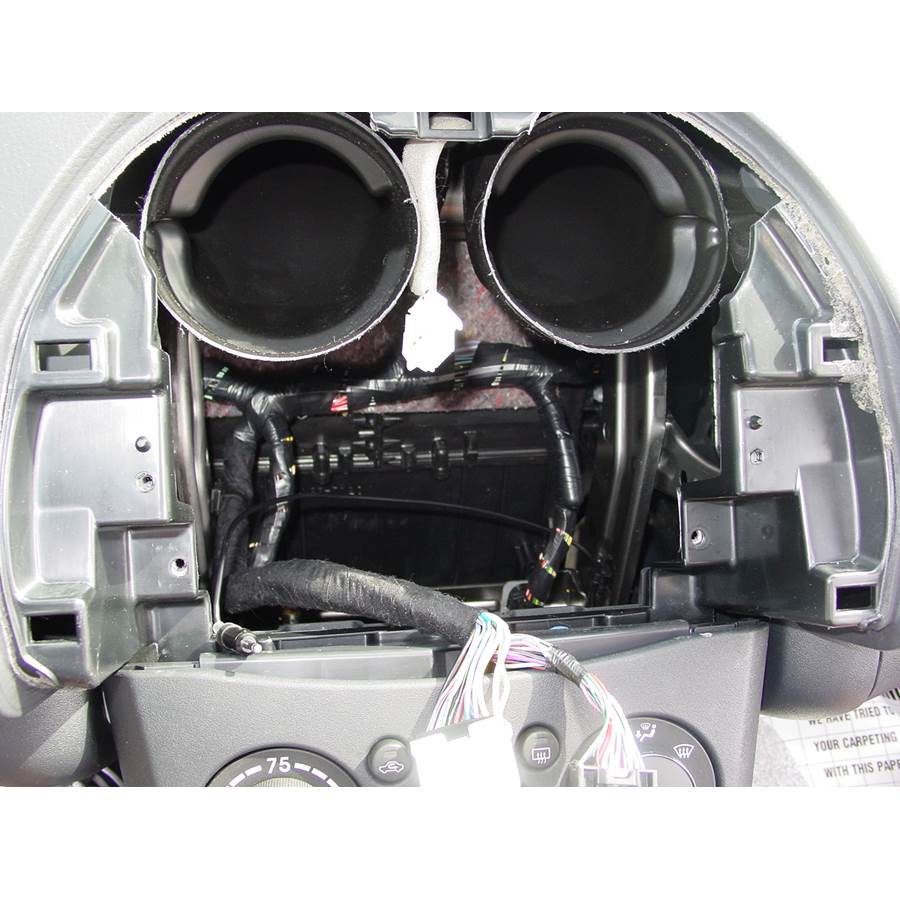 2008 Mitsubishi Eclipse Spyder Factory radio removed