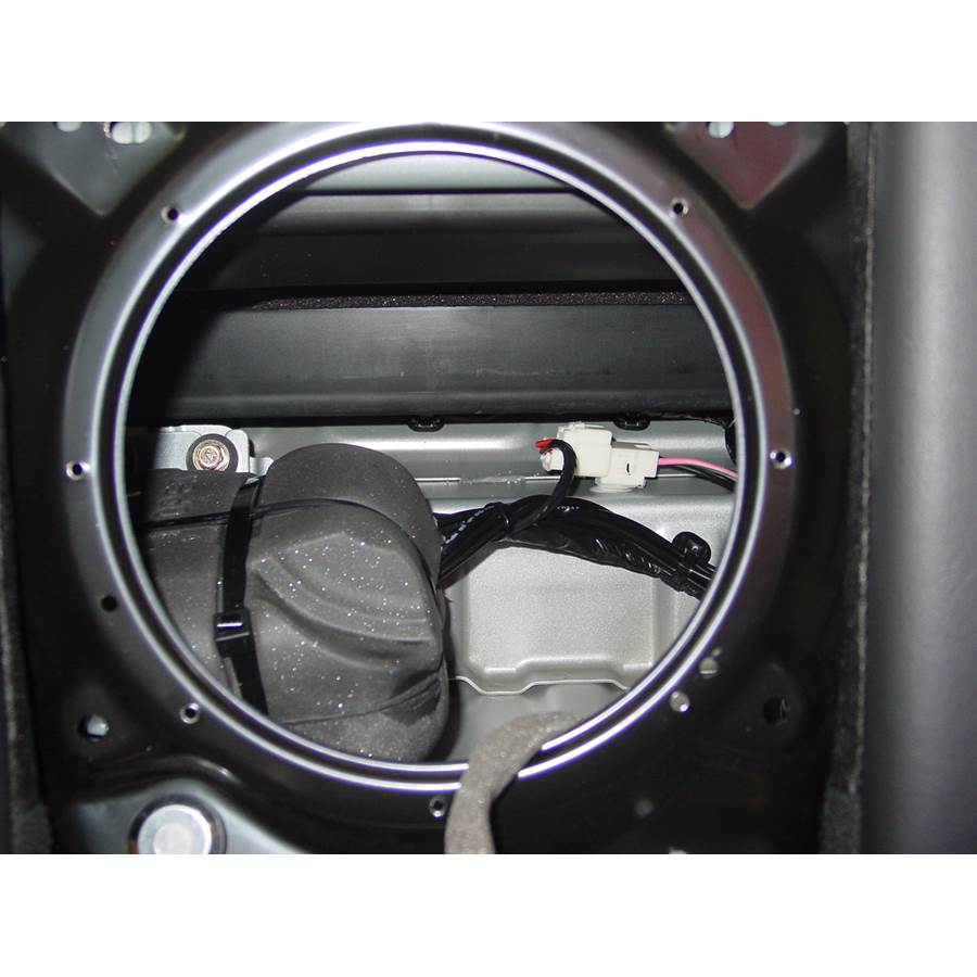 2008 Mitsubishi Eclipse Spyder Rear cab speaker removed