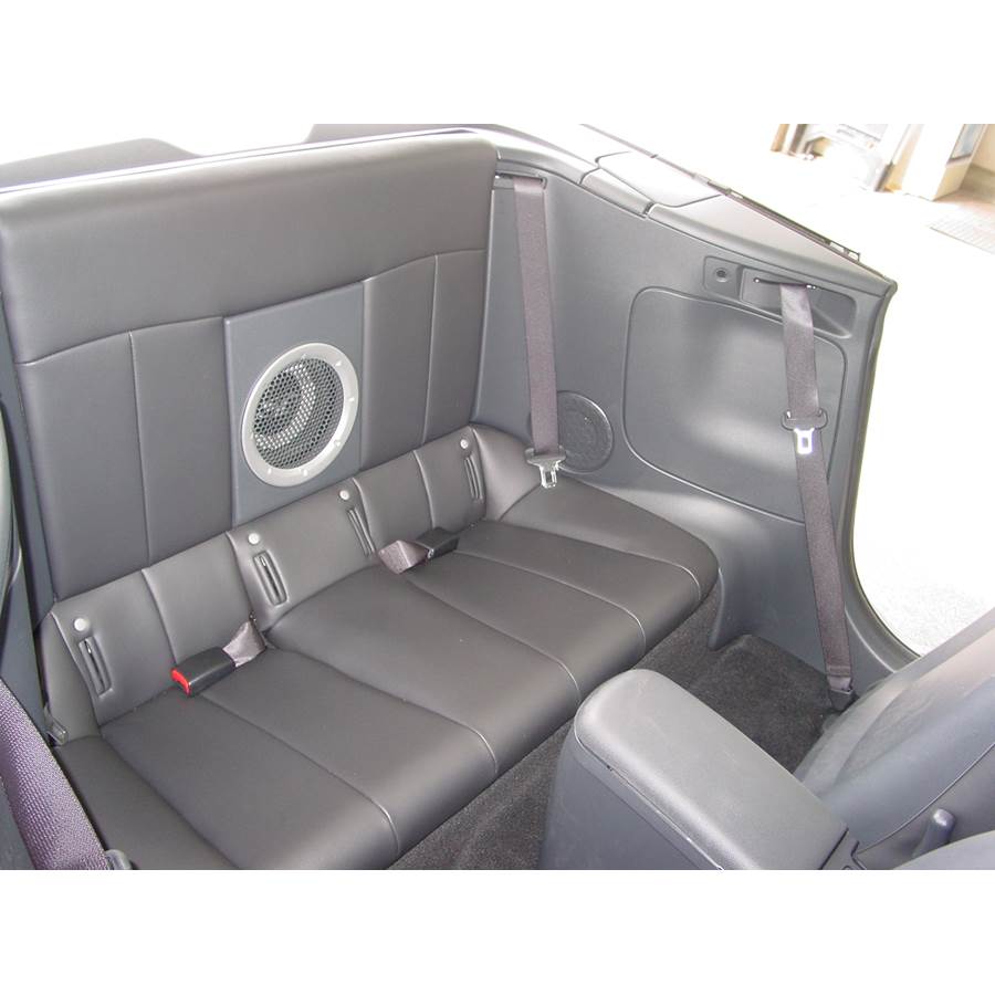 2008 Mitsubishi Eclipse Spyder Rear side panel speaker location