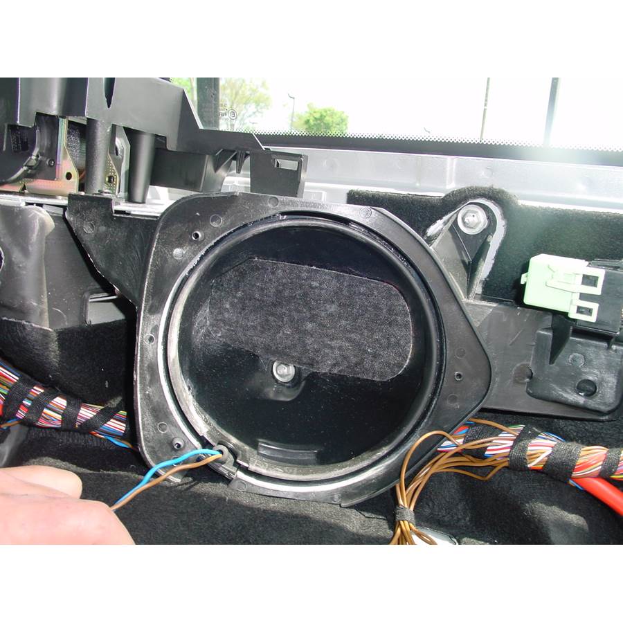 2005 BMW 3 Series Side panel speaker removed