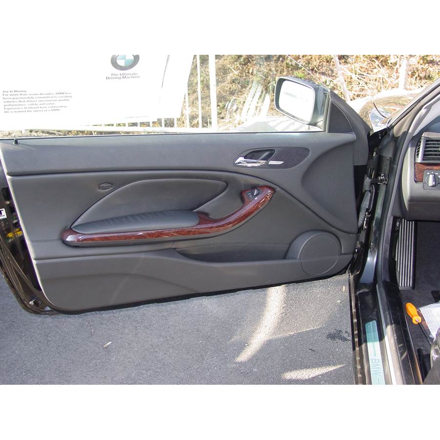 2005 BMW 3 Series Front door speaker location
