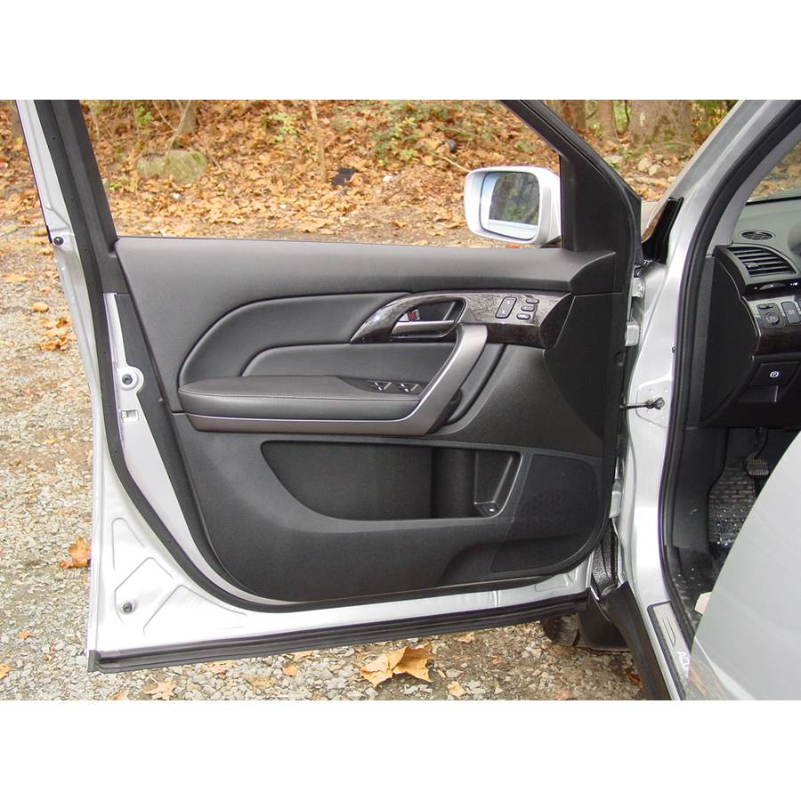 2009 Acura MDX Front door speaker location