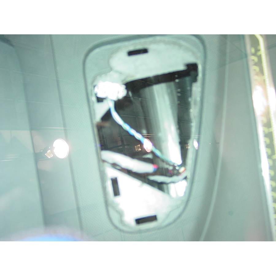 2006 Acura 3.2TL Center dash speaker removed