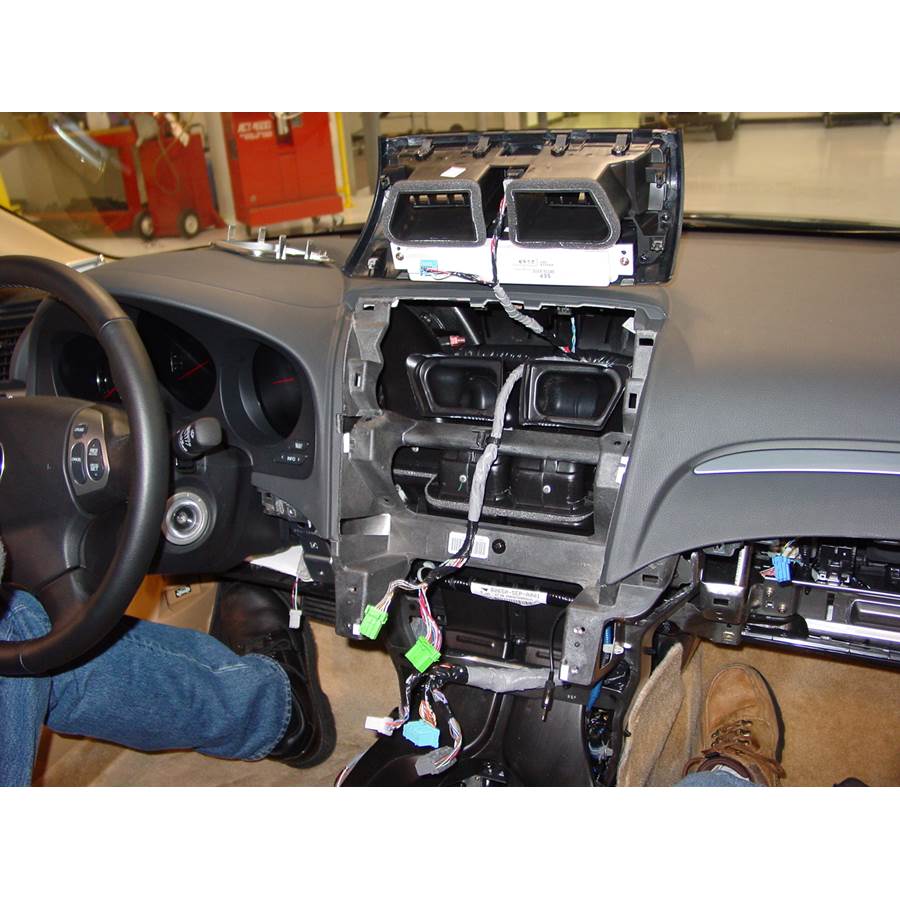 2006 Acura 3.2TL Factory radio removed