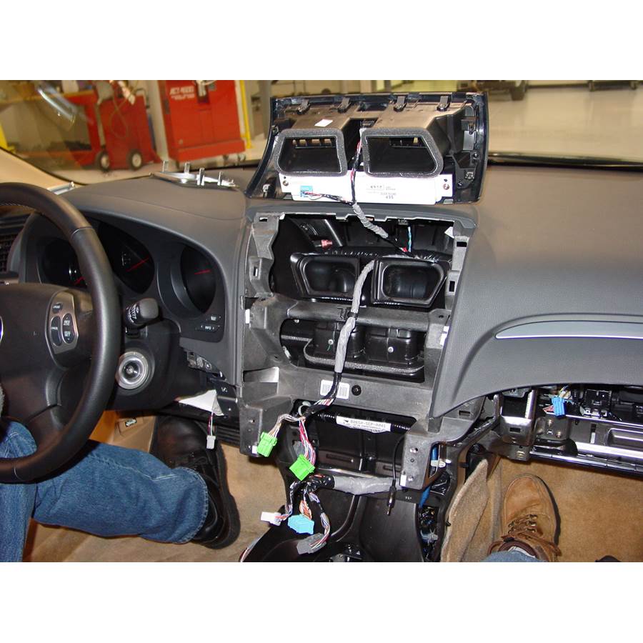 2007 Acura 3.2TL Factory radio removed