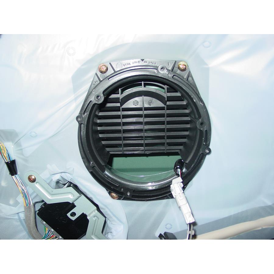 2004 Acura 3.5RL Front door woofer removed