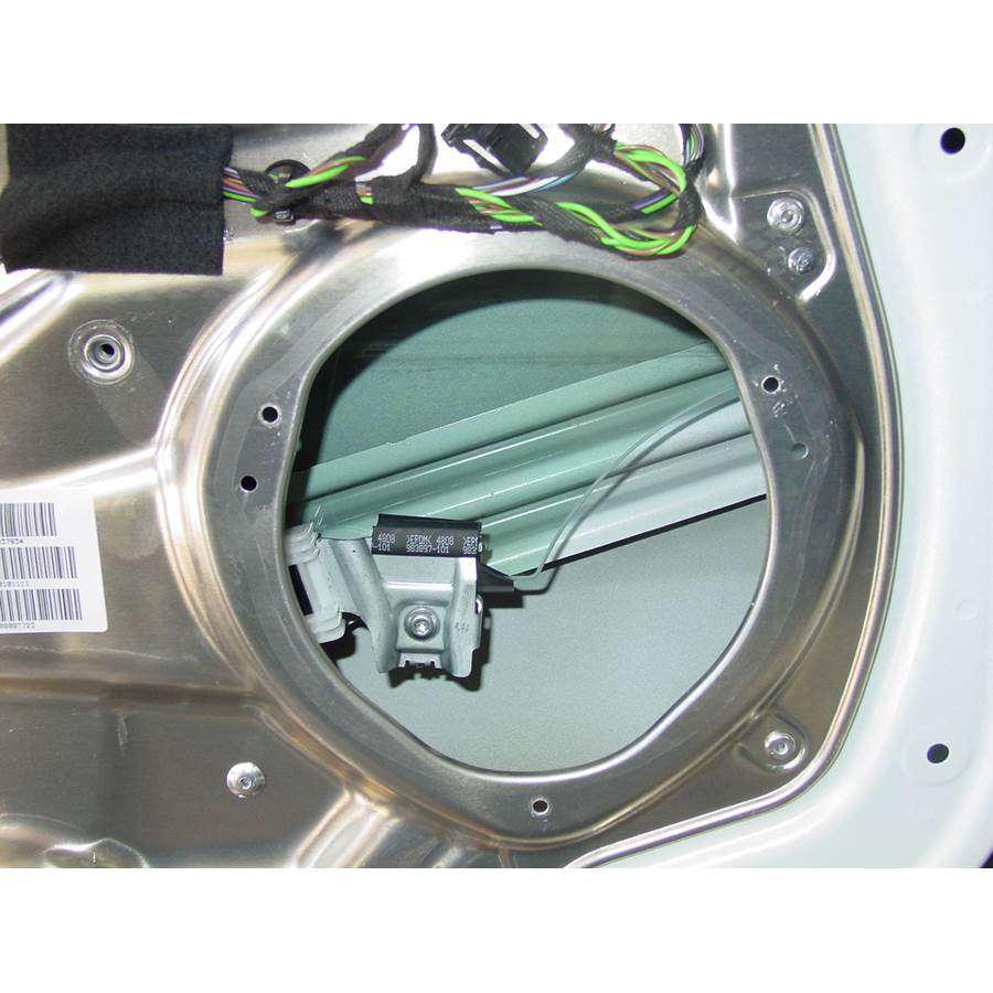2012 Mercedes-Benz GLK-Class Front door woofer removed