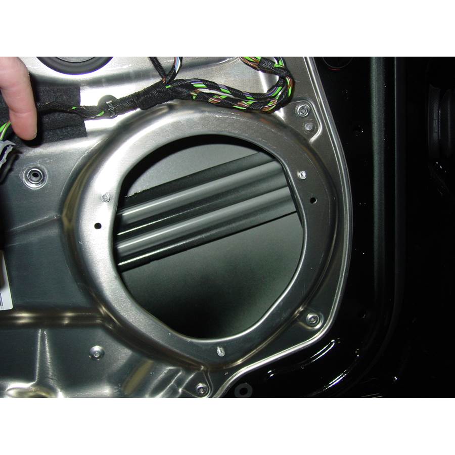 2013 Mercedes-Benz C-Class Front door woofer removed