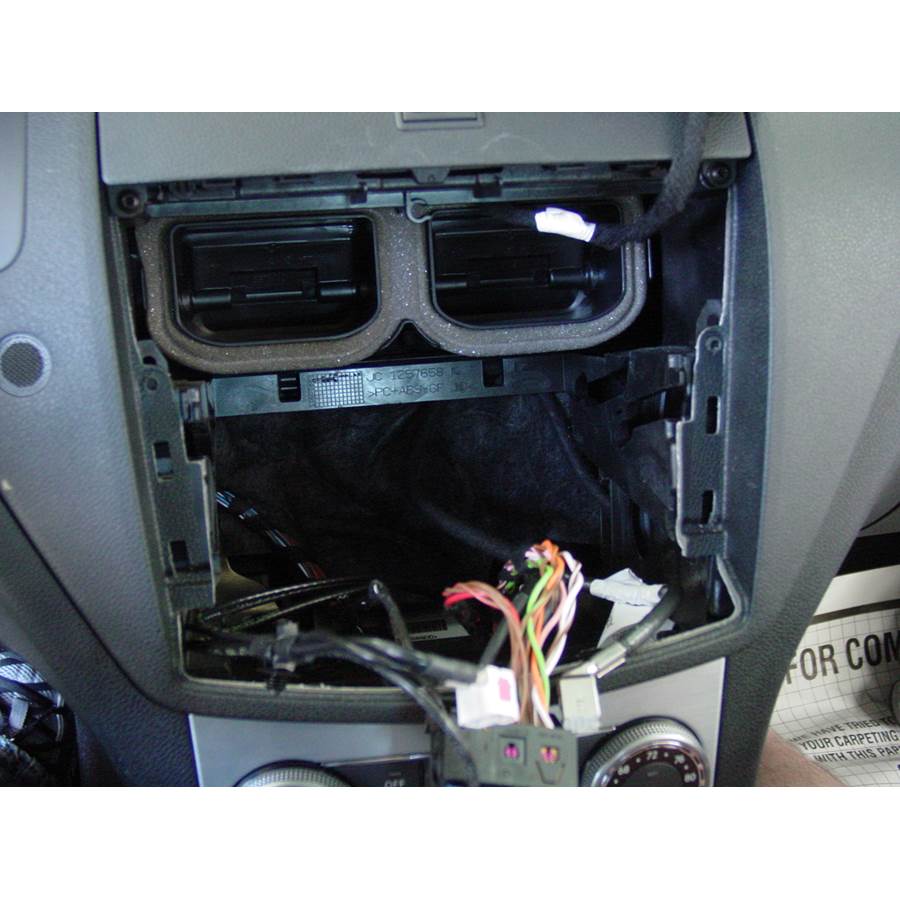 2012 Mercedes-Benz C-Class Factory radio removed