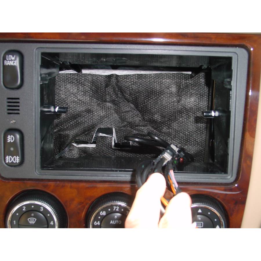 2003 Mercedes-Benz ML320 Factory radio removed