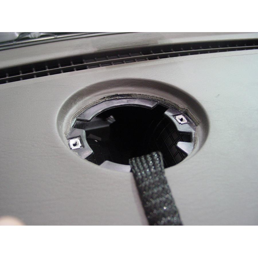 2005 Chrysler Pacifica Center dash speaker removed