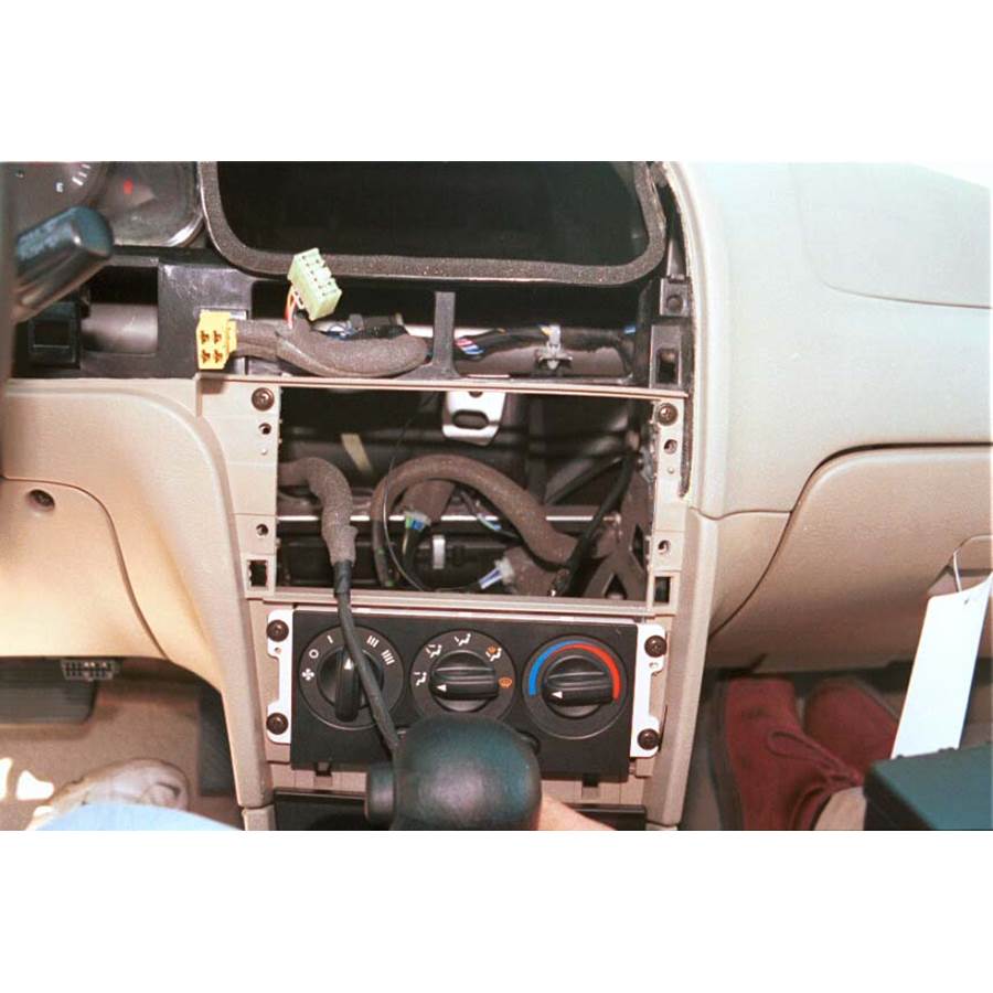 2000 Kia Sephia Factory radio removed