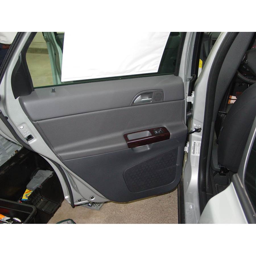 2007 Volvo S40 Rear door speaker location