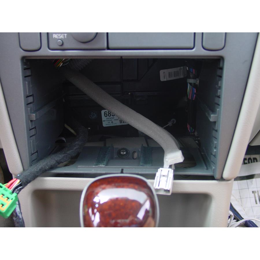 2004 Volvo S40 Factory radio removed