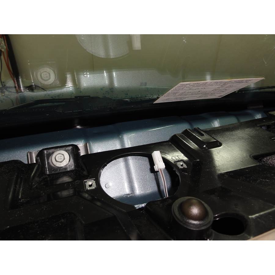 2009 Chrysler Town and Country Center dash speaker removed