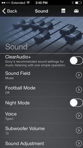 Soundbar app