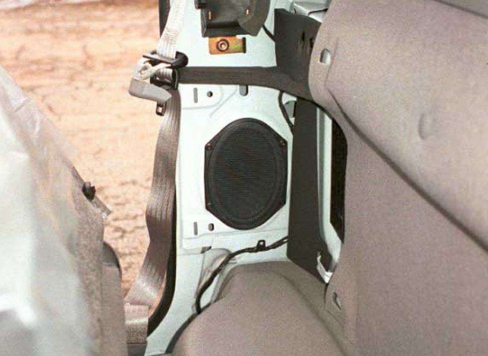 Ford F-150 standard cab rear speaker